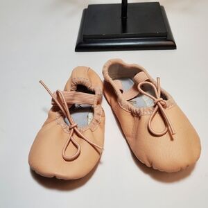 STELLE Infant (9mos) Leather Ballet Shoes